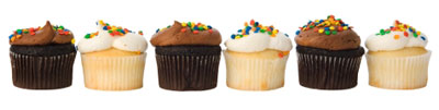 Row of Cupcakes from istock.com