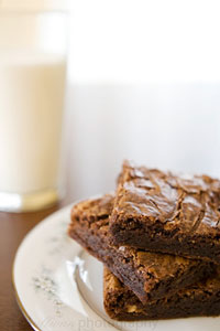 Theresa Sullivan's Peanut Butter Brownie Recipe